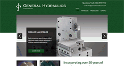 Desktop Screenshot of generalhydraulicscorp.com